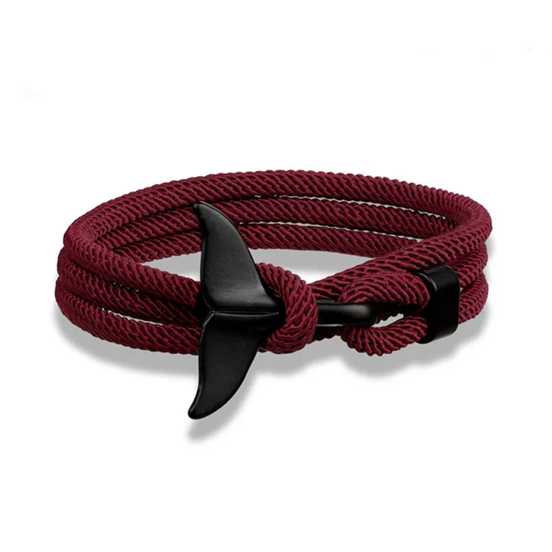 Nautical Whale Tail Bracelet