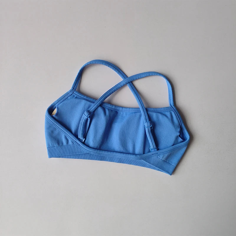Seamless Scrunch Workout Bra