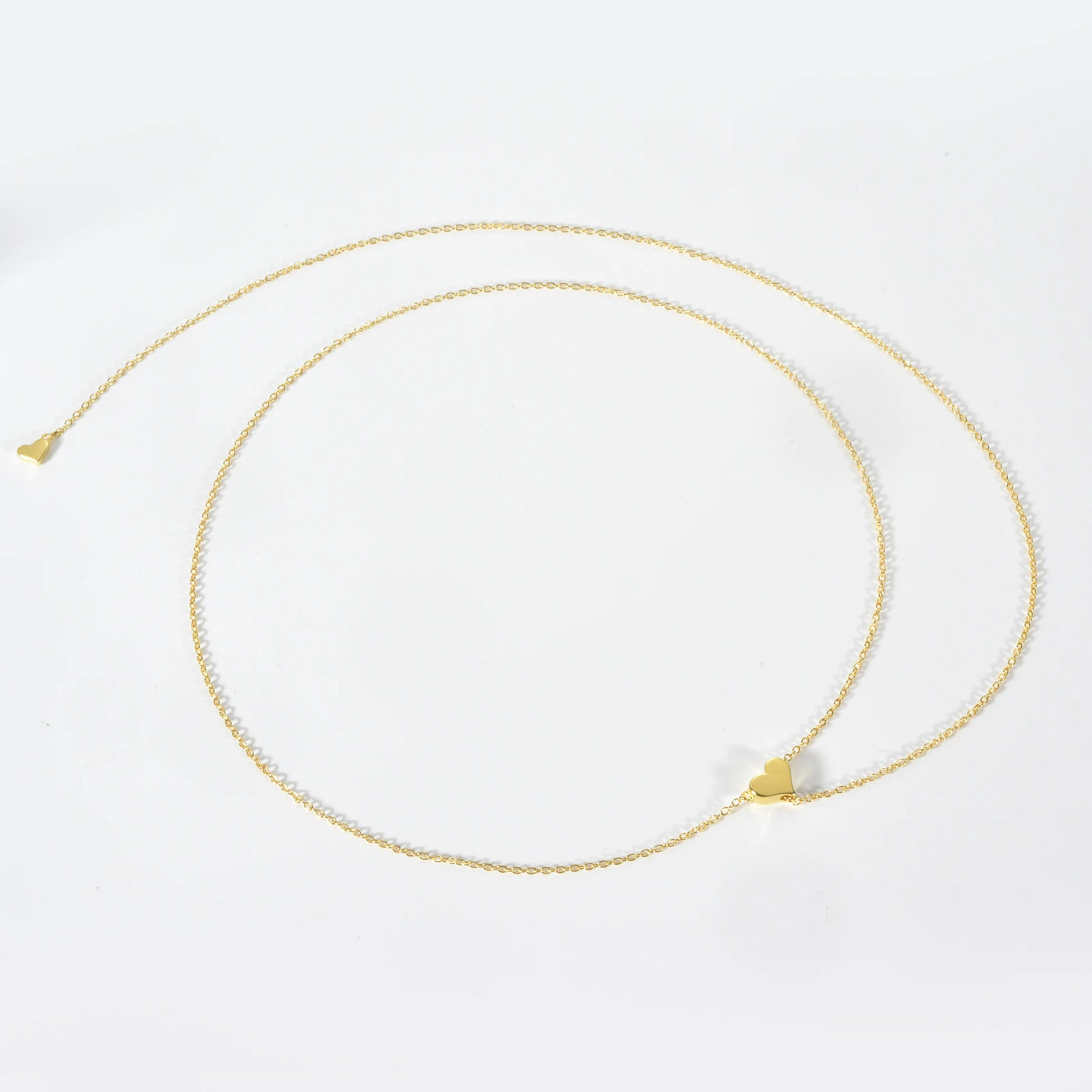 Adjustable Sterling Heart Necklace