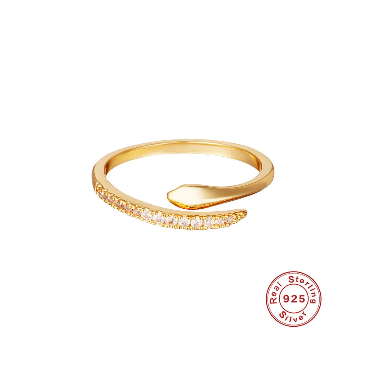 Sterling Silver Snake Ring