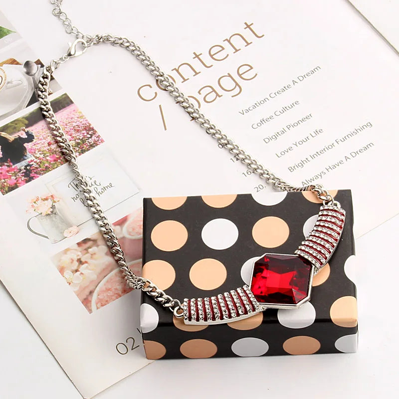 Vintage Gem Statement Choker