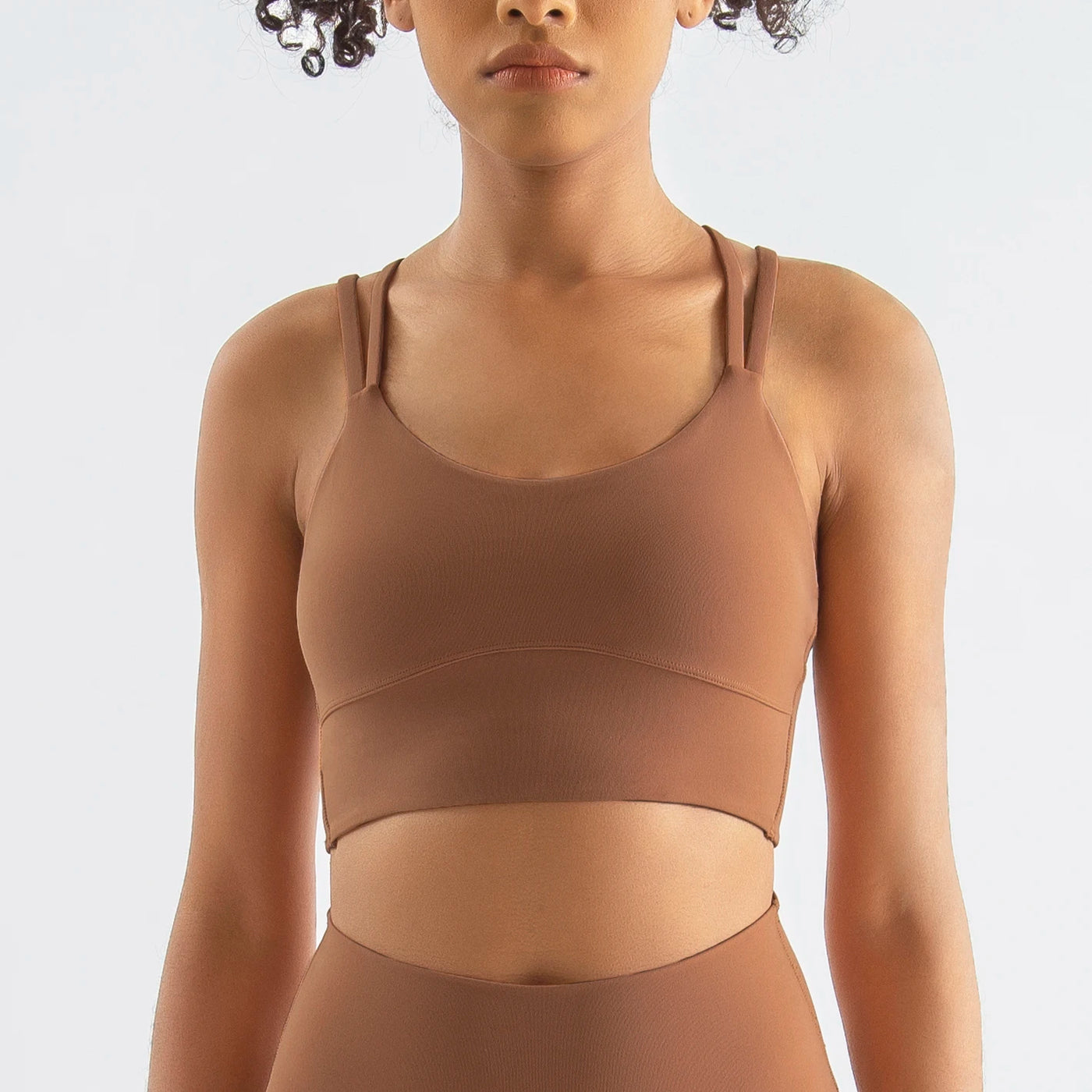 Elastic Cross-Back Sports Bra