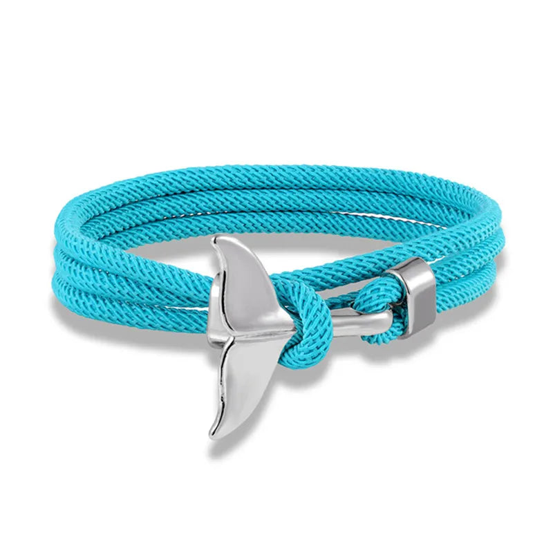 Nautical Whale Tail Bracelet