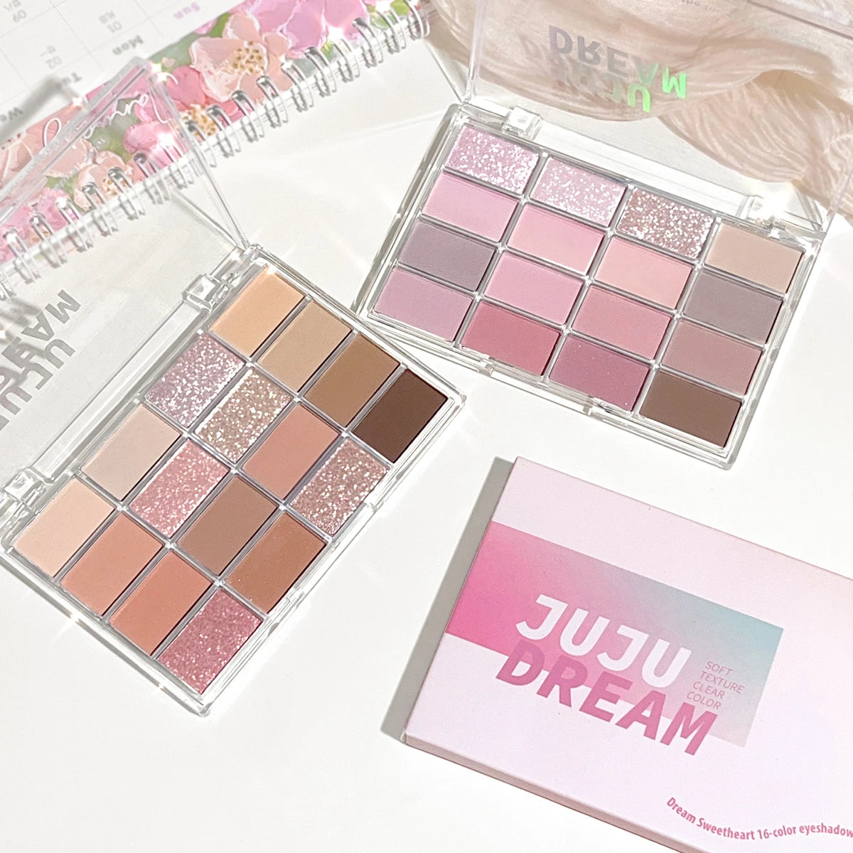 Earth-Tone Matte Shimmer Palette