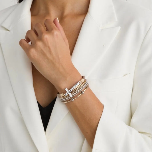 Western Cross Rope Bracelet