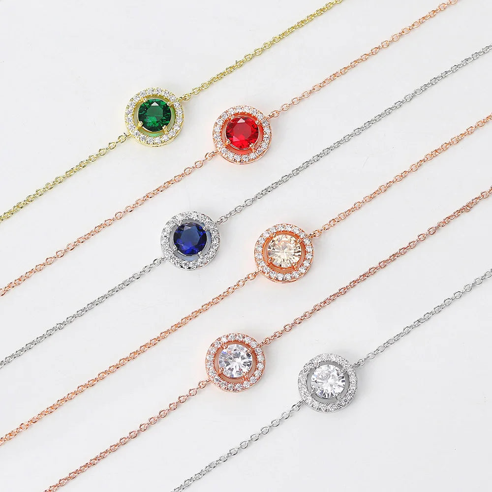 Rose Gold Zircon Bracelet