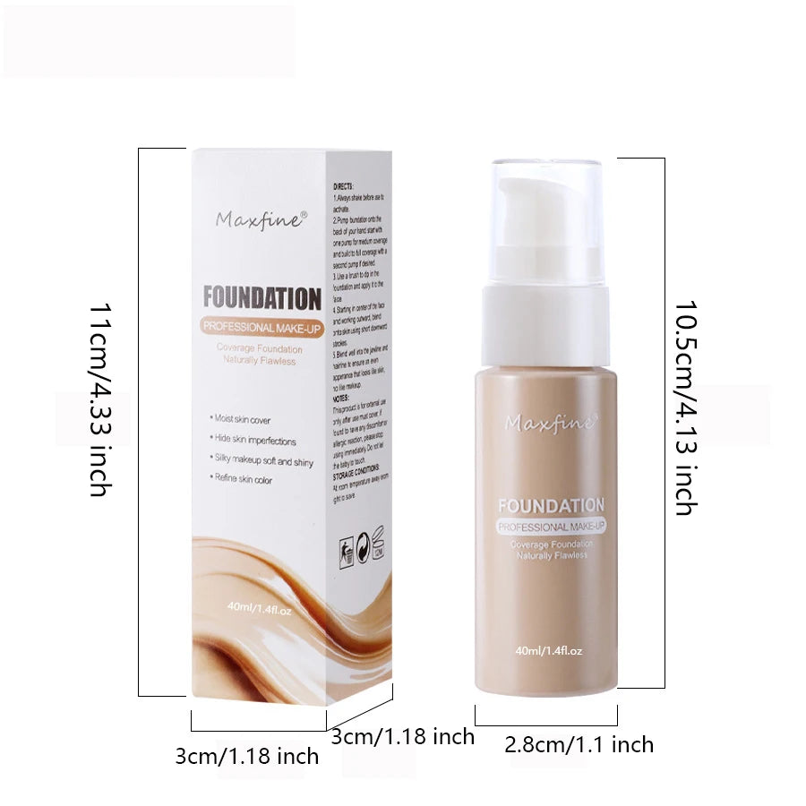 Sweat-Resistant Liquid Concealer Foundation
