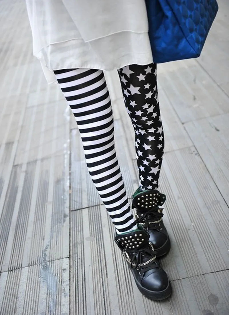 Colorful Leopard Street Leggings