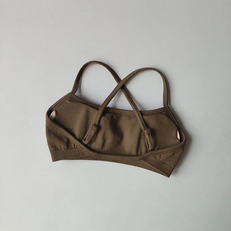 Seamless Scrunch Workout Bra