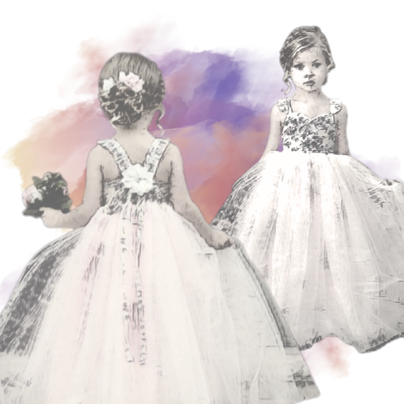 Amelia Flowergirl -- every in-stock Dress will be added here this month! Color : Pink 
