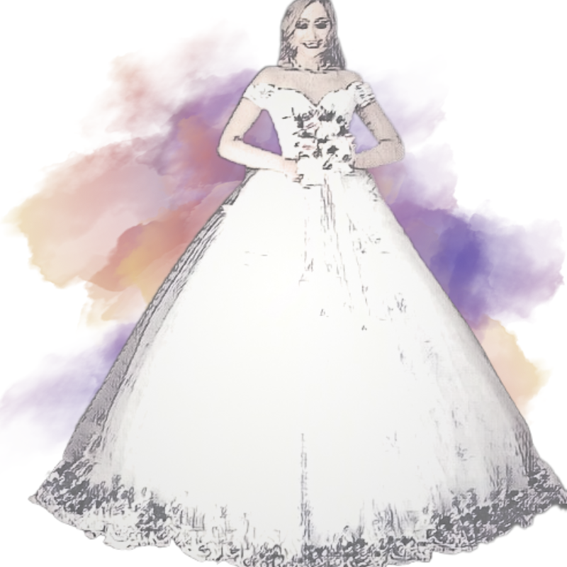 The Lilette Laqueus Bridal Color : Pure white|Ivory 