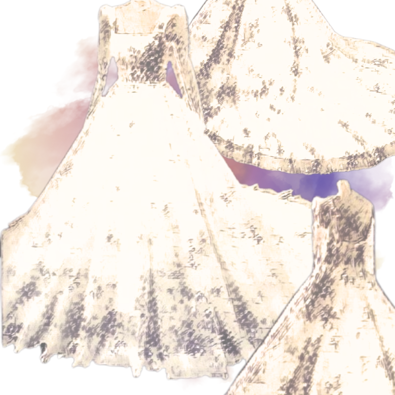 The Solis Emborium Bridal Color : Ivory 